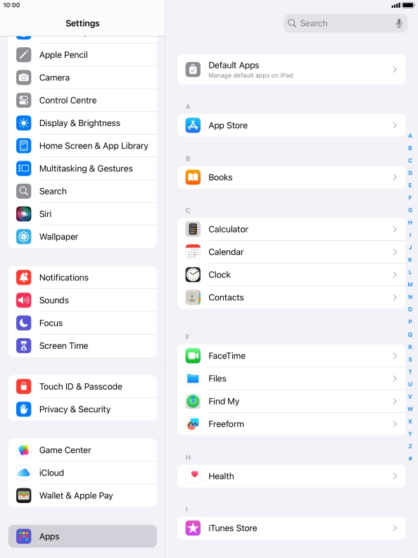 Press App Store.