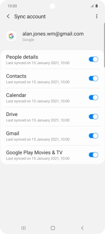 Press the Home key to return to the home screen.