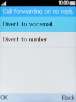 Select Divert to voicemail.