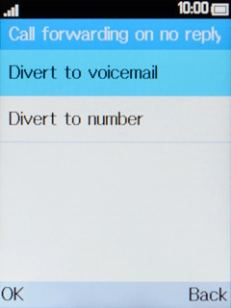 Select Divert to voicemail.