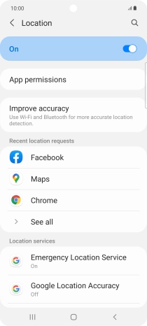 Press App permissions.