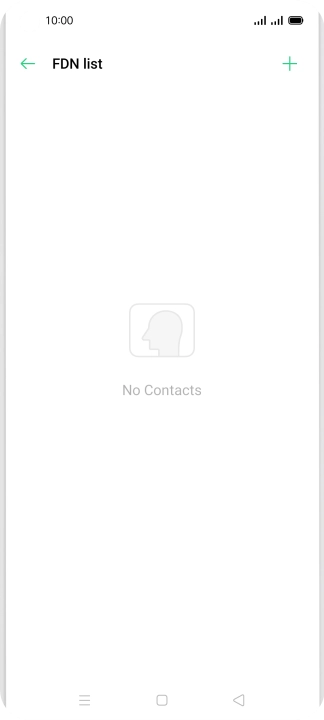 Press the add icon.
