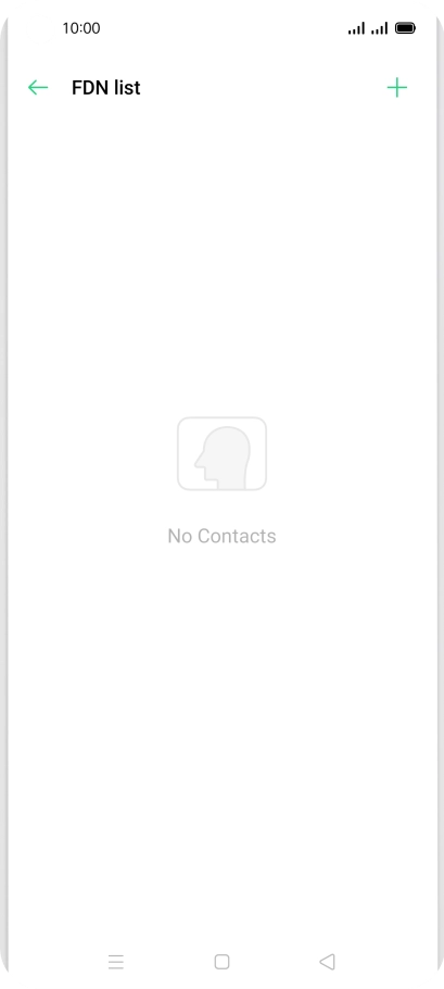 Press the add icon.