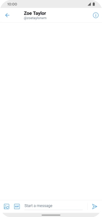 Press the text input field.