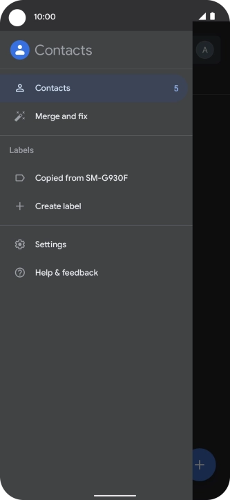 Press Settings.