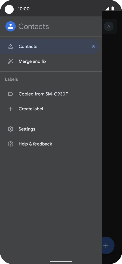 Press Settings.