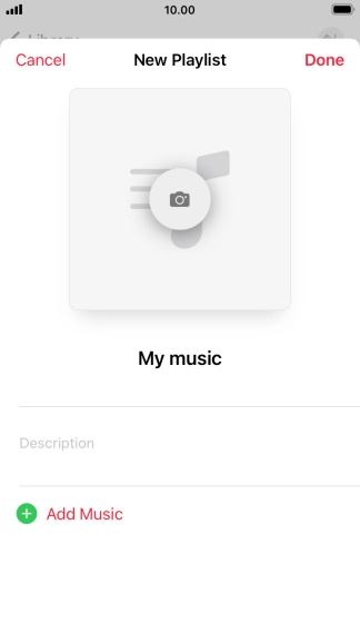 Press Add Music.