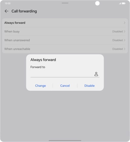 Press Disable.