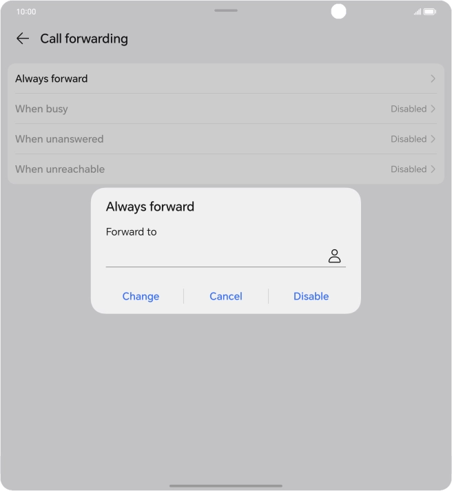 Press Disable.