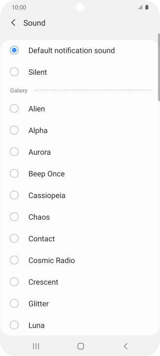 Press the required message tones to hear them.