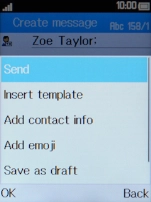 Select Send.