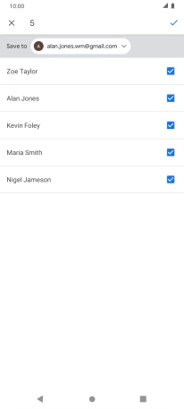 Press the drop down list next to 