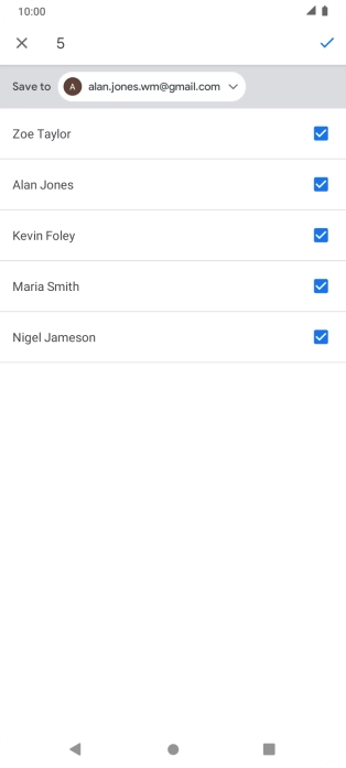 Press the drop down list next to 