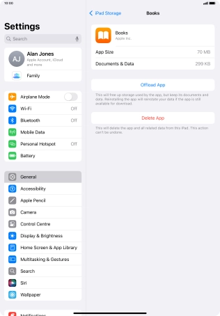 Press Offload App.