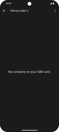 Press the menu icon.