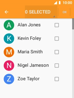 Select the drop down list.