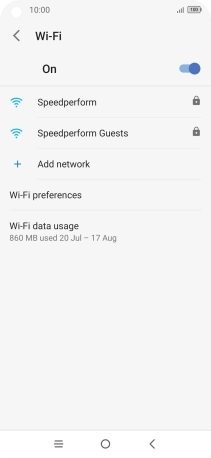 Press Wi-Fi preferences.