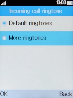 Select More ringtones.