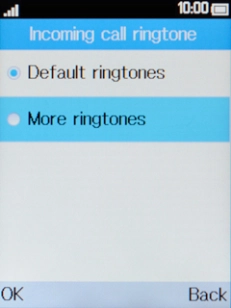 Select More ringtones.