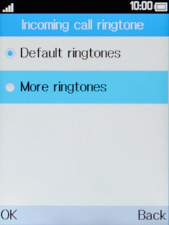 Select More ringtones.