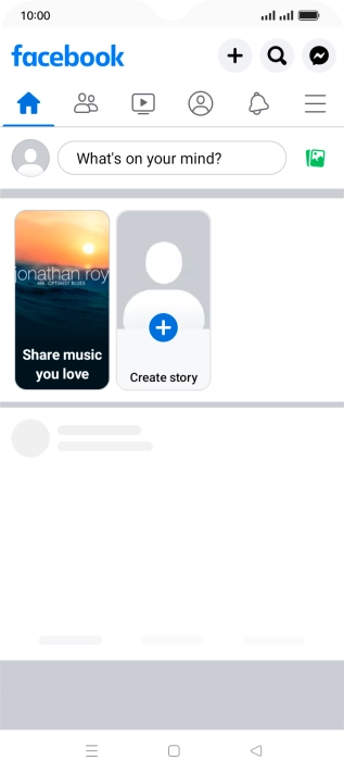Press the text input field.