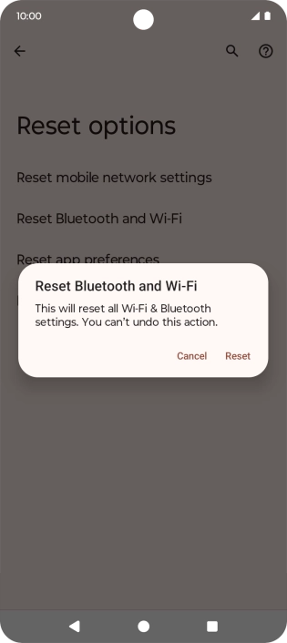 Press Reset.