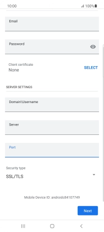 Press the drop down list below 