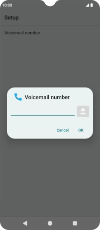 Key in +447836121121 and press OK.