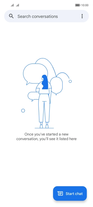 Press Start chat.