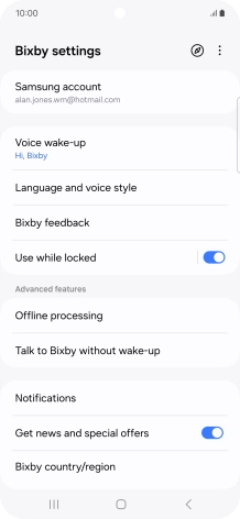 Press Voice wake-up and follow the instructions on the screen to turn automatic activation on or off.