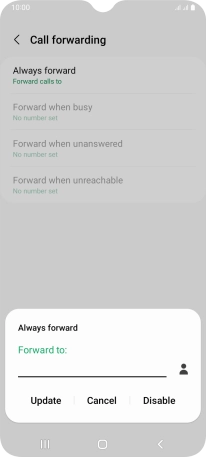 Press Disable.