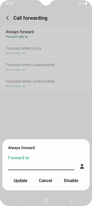 Press Disable.