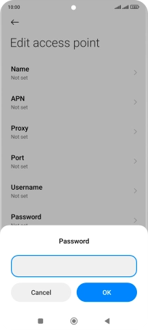 Key in wap and press OK.