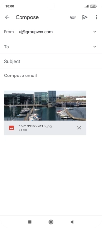 Press the field next to 