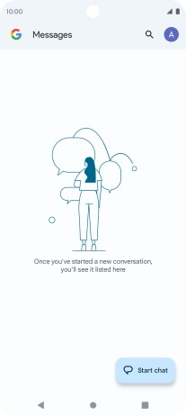 Press the profile icon.