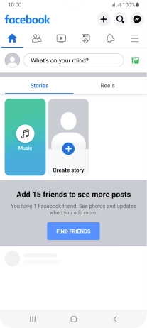 Press the text input field.