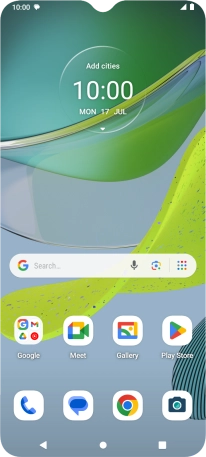The text/picture message icon shows that you've received a new text or picture message.