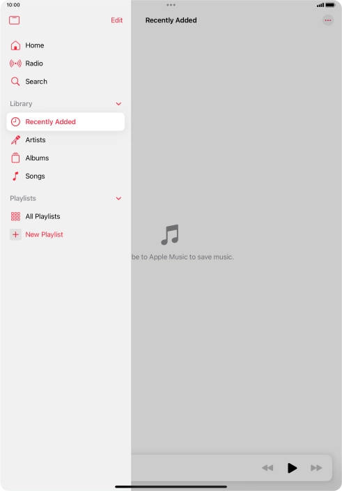 Press New Playlist.