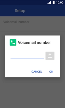 Key in +447836121121 and press OK.