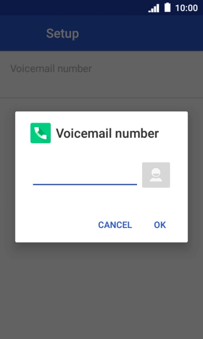 Key in +447836121121 and press OK.