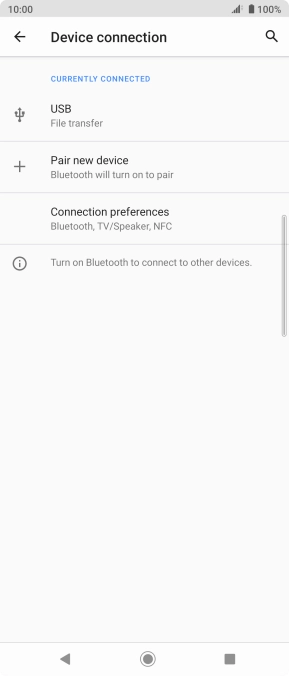Press Connection preferences.