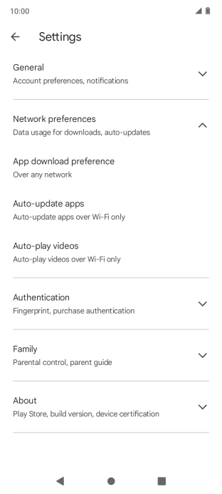 Press Auto-update apps.