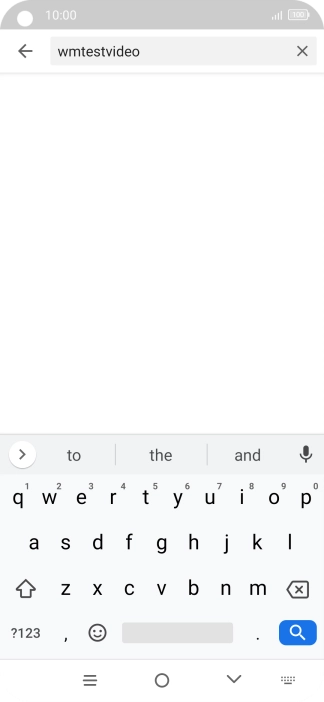 Key in the required search word and press the search icon.