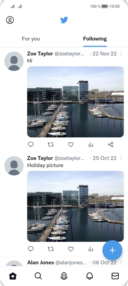 Press the add icon.