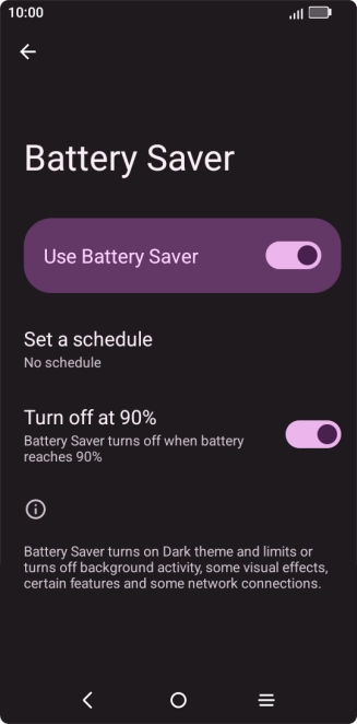 Press the Home key to return to the home screen.