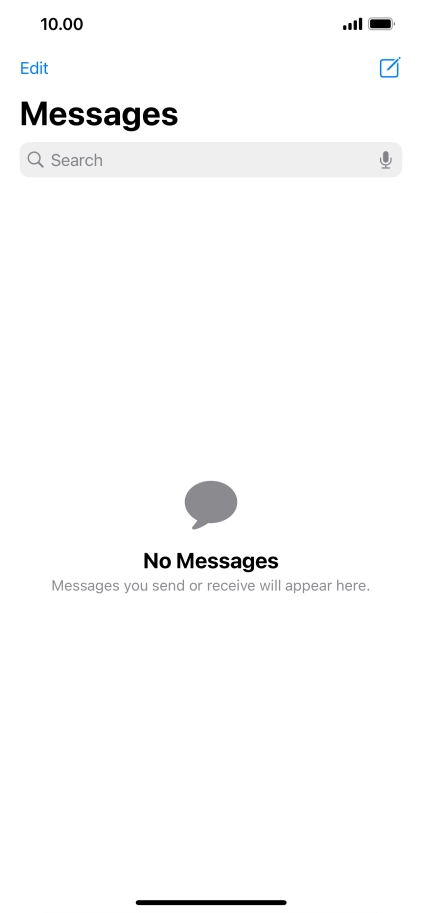 Press the new message icon.