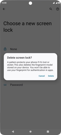 Press Delete.