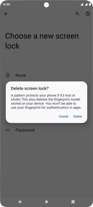 Press Delete.