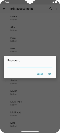 Key in wap and press OK.