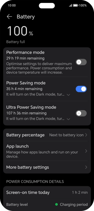 Slide your finger upwards starting from the bottom of the screen to return to the home screen.